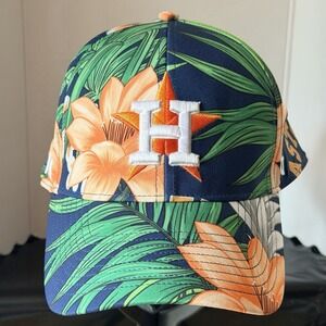 NWT Houston Astros '47 Brand x Hurley Floral Tropical MVP Snapback Hat Baseball